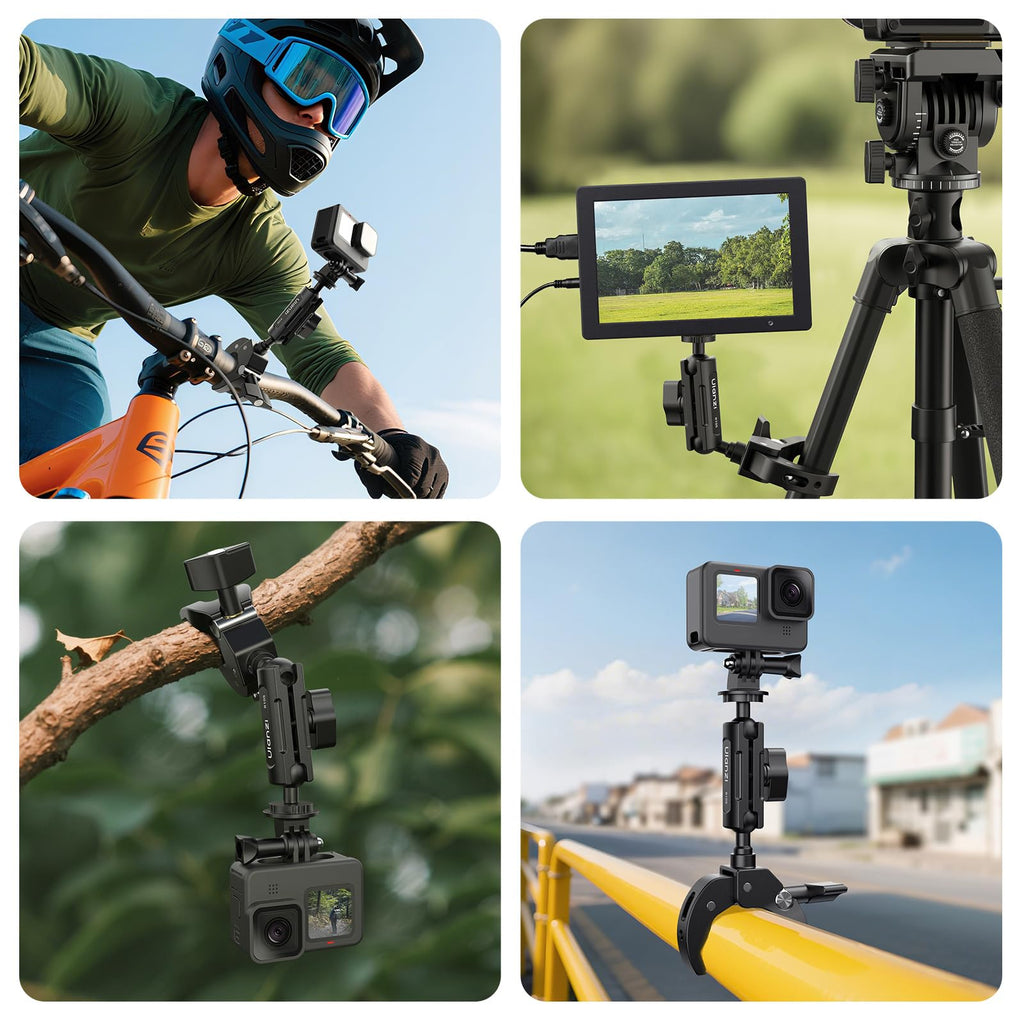 Super Clamp Camera Mount with 360° Dual Ballhead Magic Arm C96894
