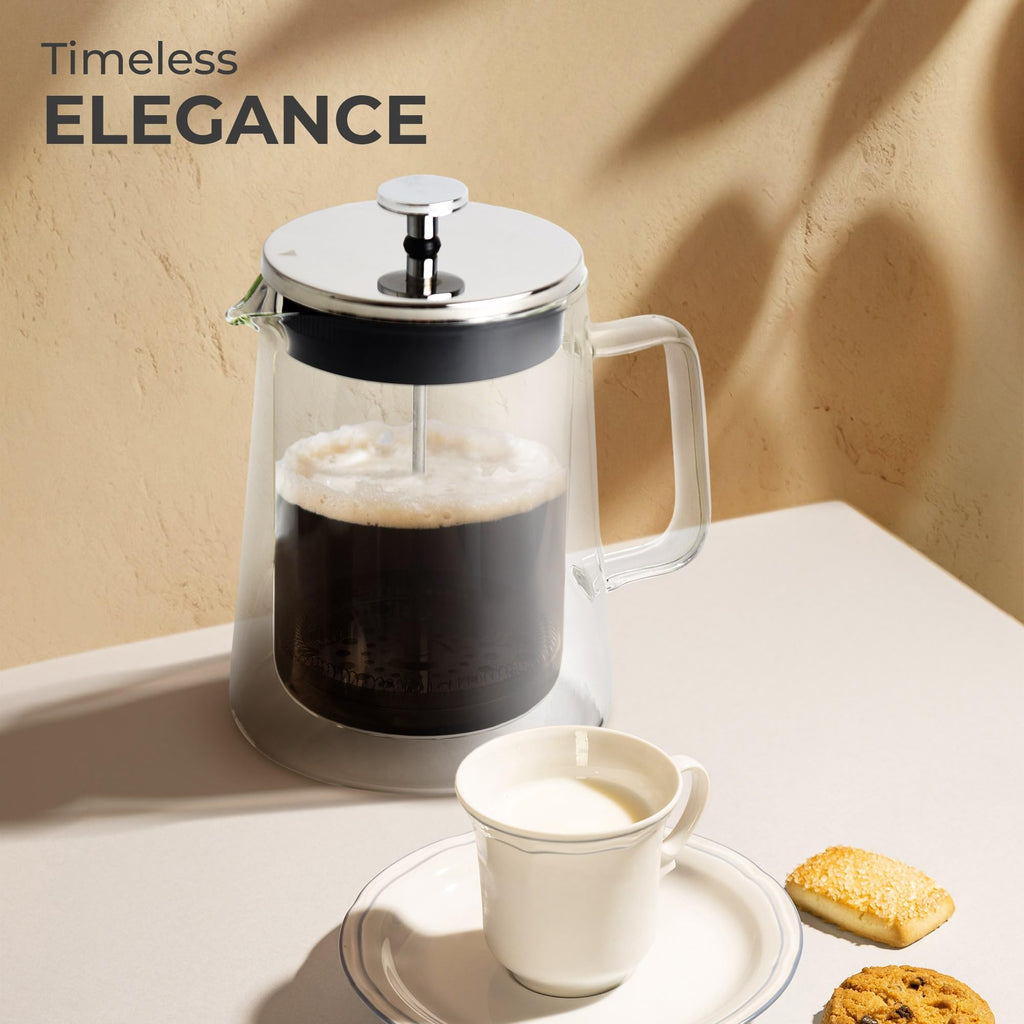 Glass French Press Coffee Maker 27oz L874