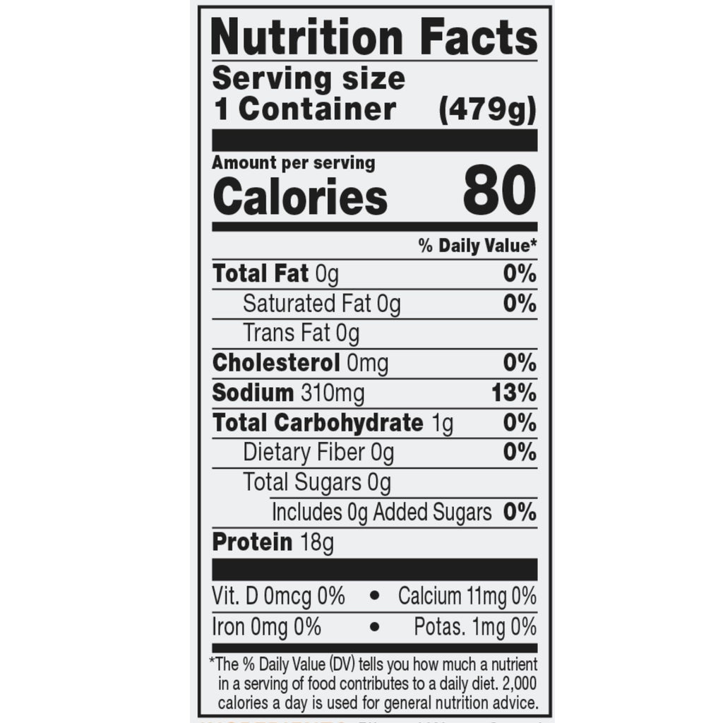 Organic Chicken Bone Broth No Salt Added 16.9oz 6 Pack N167