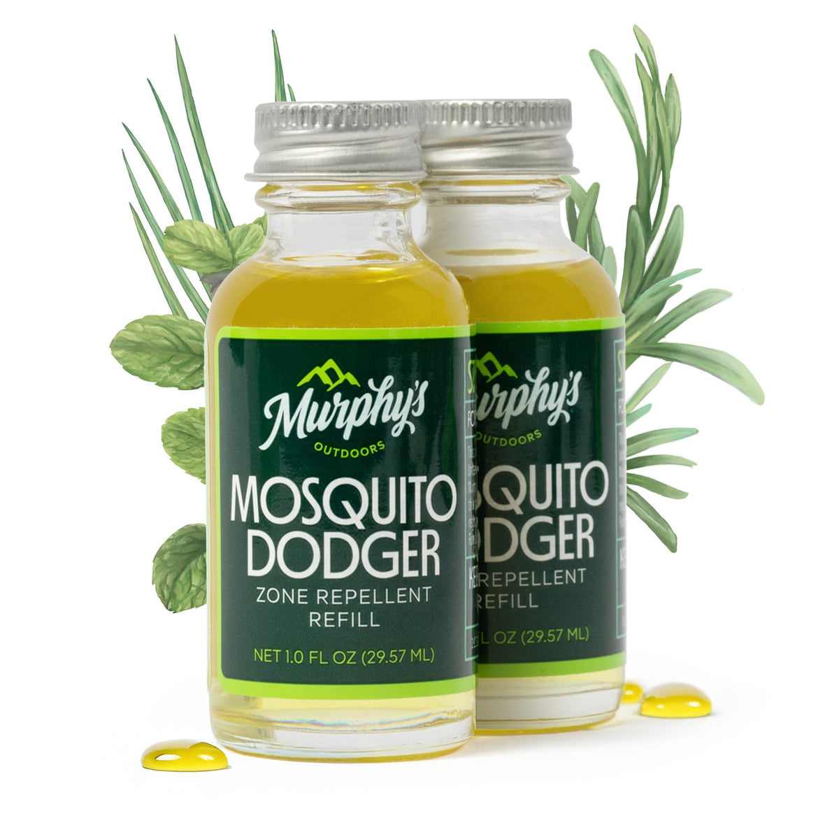 Mosquito Repellent Oil Refill, 1 fl oz (Pack of 2) H645