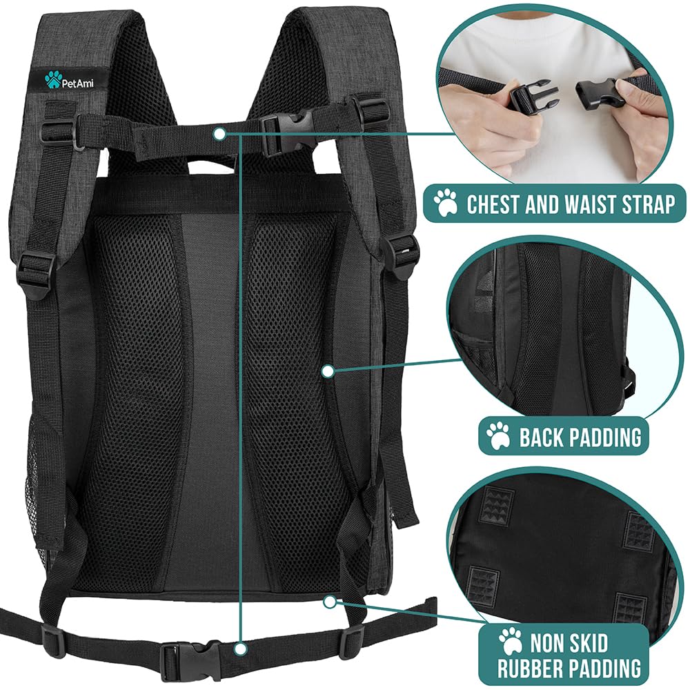Charcoal Dog Backpack Carrier S6249