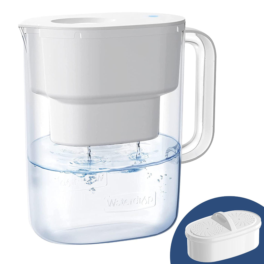 White 10-Cup Water Filter Pitcher K862061