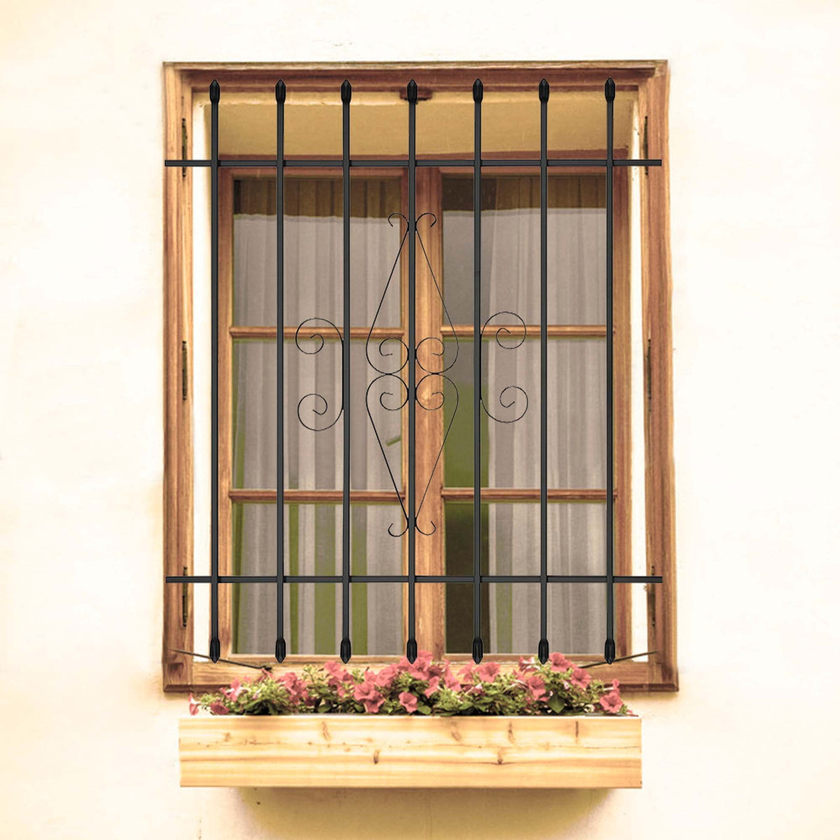 Black 36"X42" Heavy-Duty Window Bars N91583