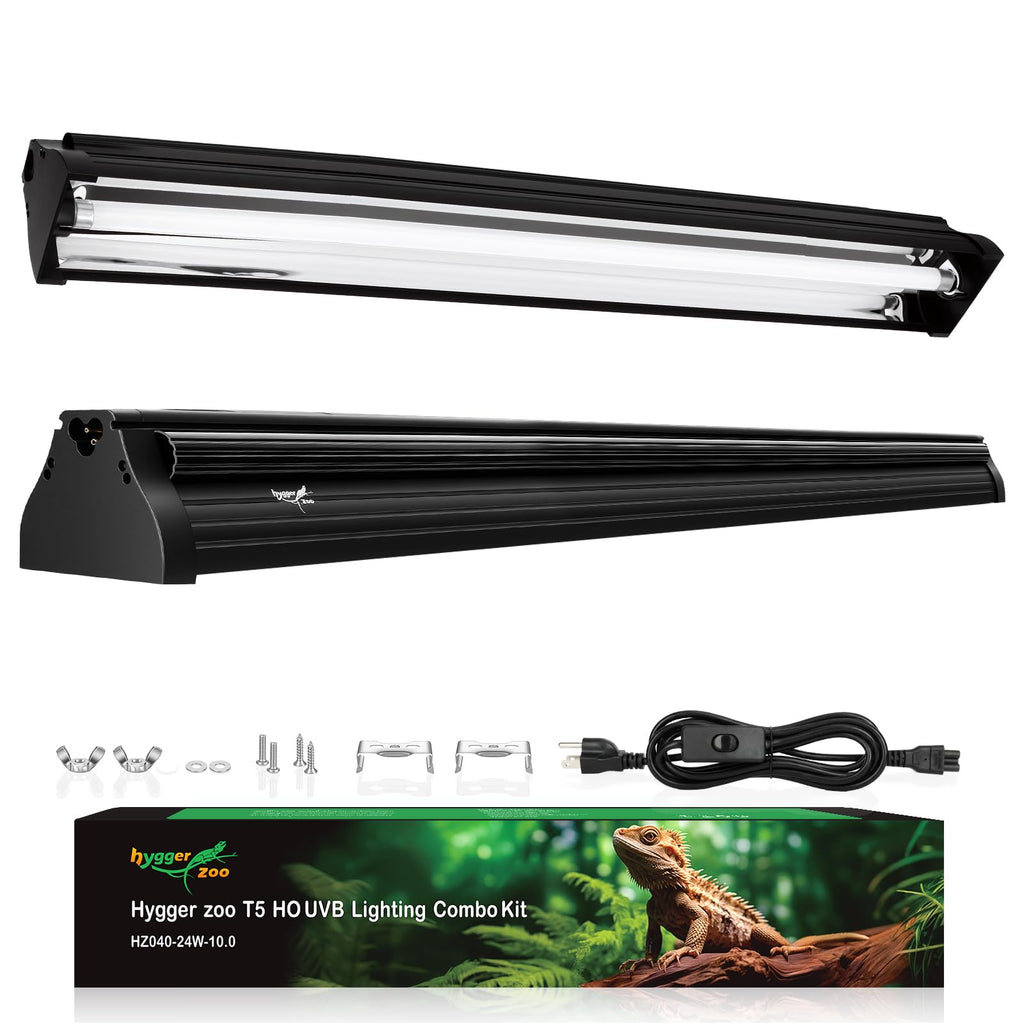 24W UVB Reptile Light Fixture Combo Kit V10053