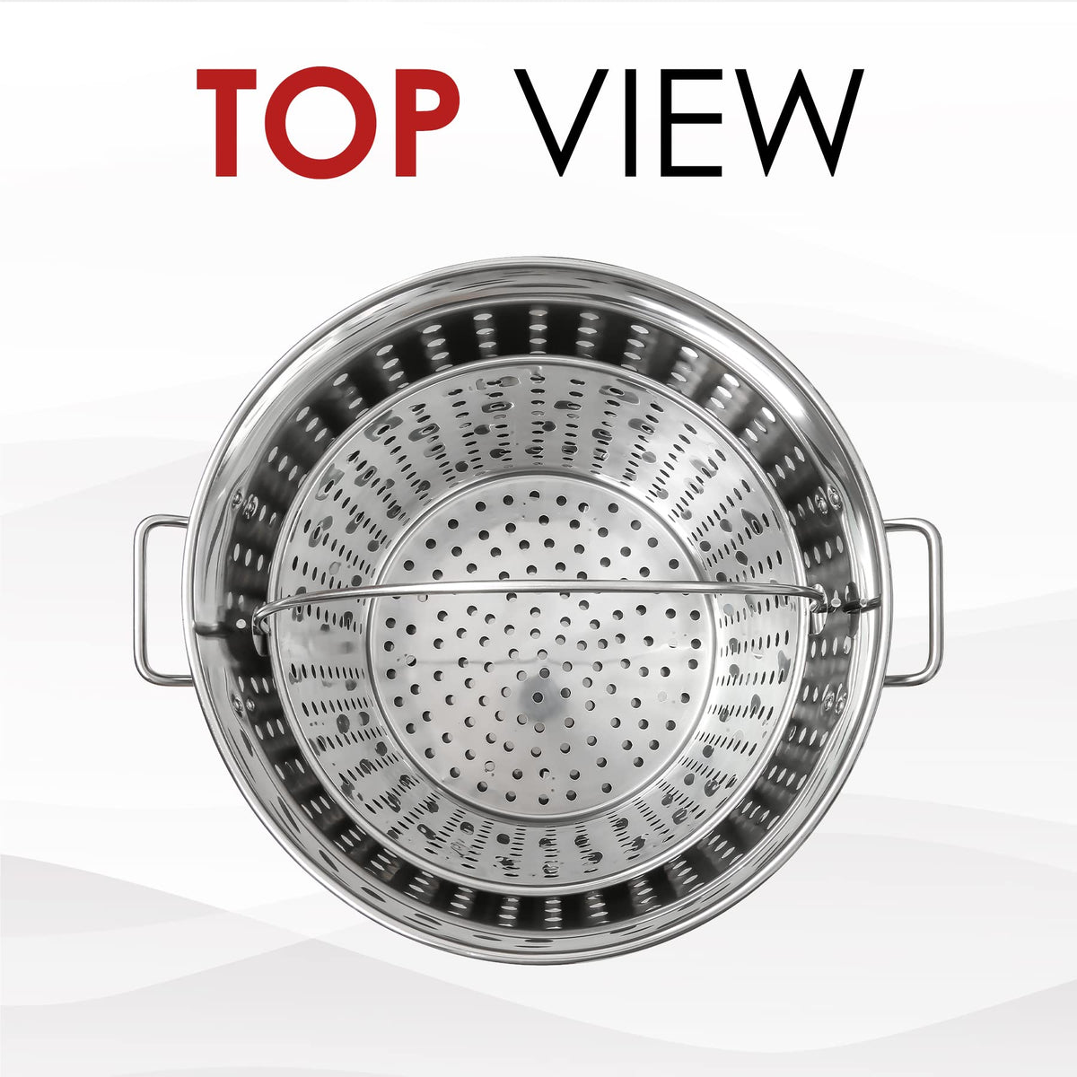Stainless Steel 40 QT Stock Pot with Steamer Basket and Propane Burner T536