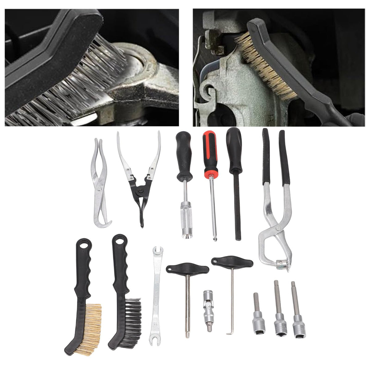Brake Drum and Disc Tool Kit with Spring Pliers G87206