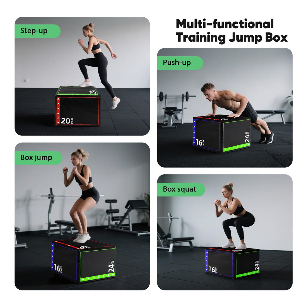 3-in-1 Plyometric Box Set Y4788