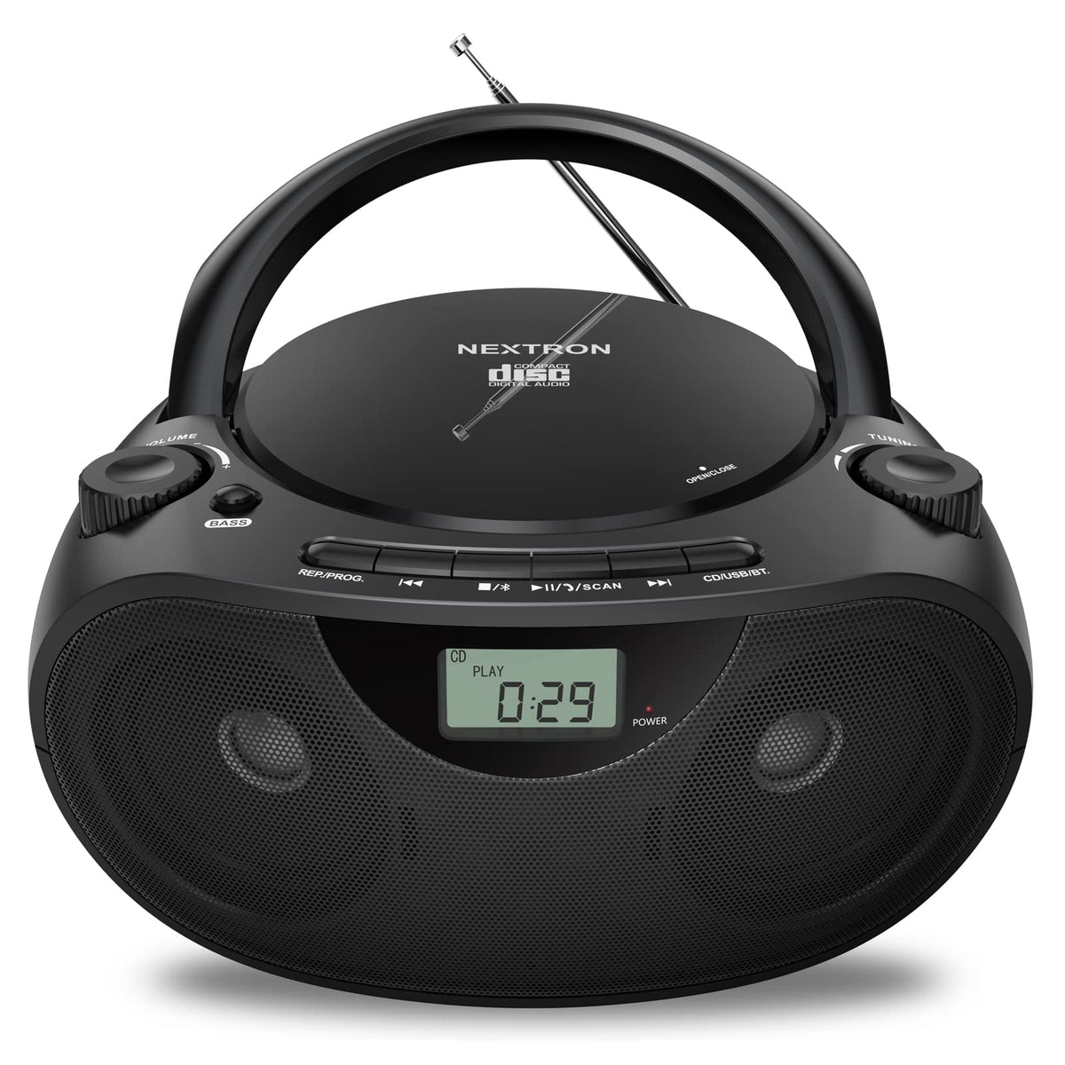 Portable CD Player Boombox with Bluetooth F27530
