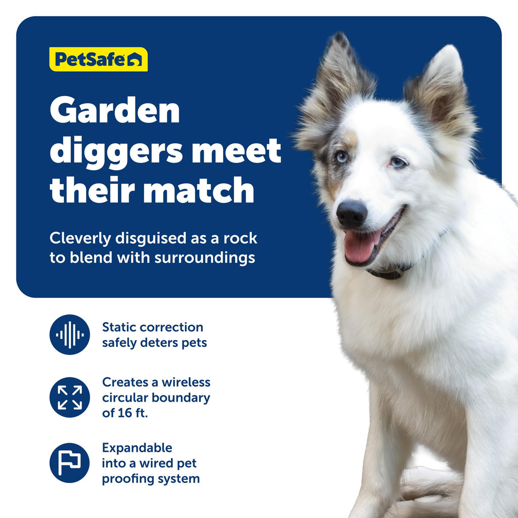 Wireless Outdoor Pet Barrier with Receiver Collar I57681