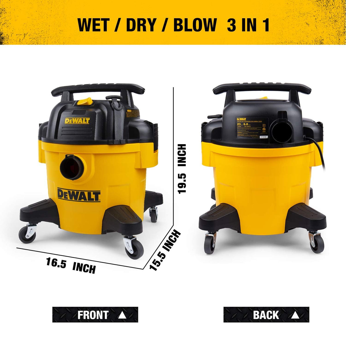 6 Gal Wet/Dry Shop Vacuum with Blower G931553