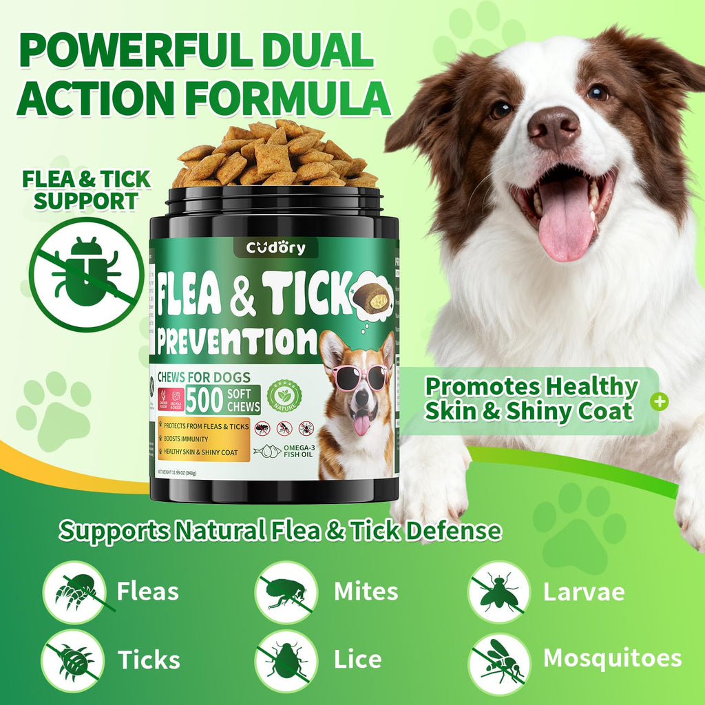 Flea and Tick Prevention for Dogs Chews Q997