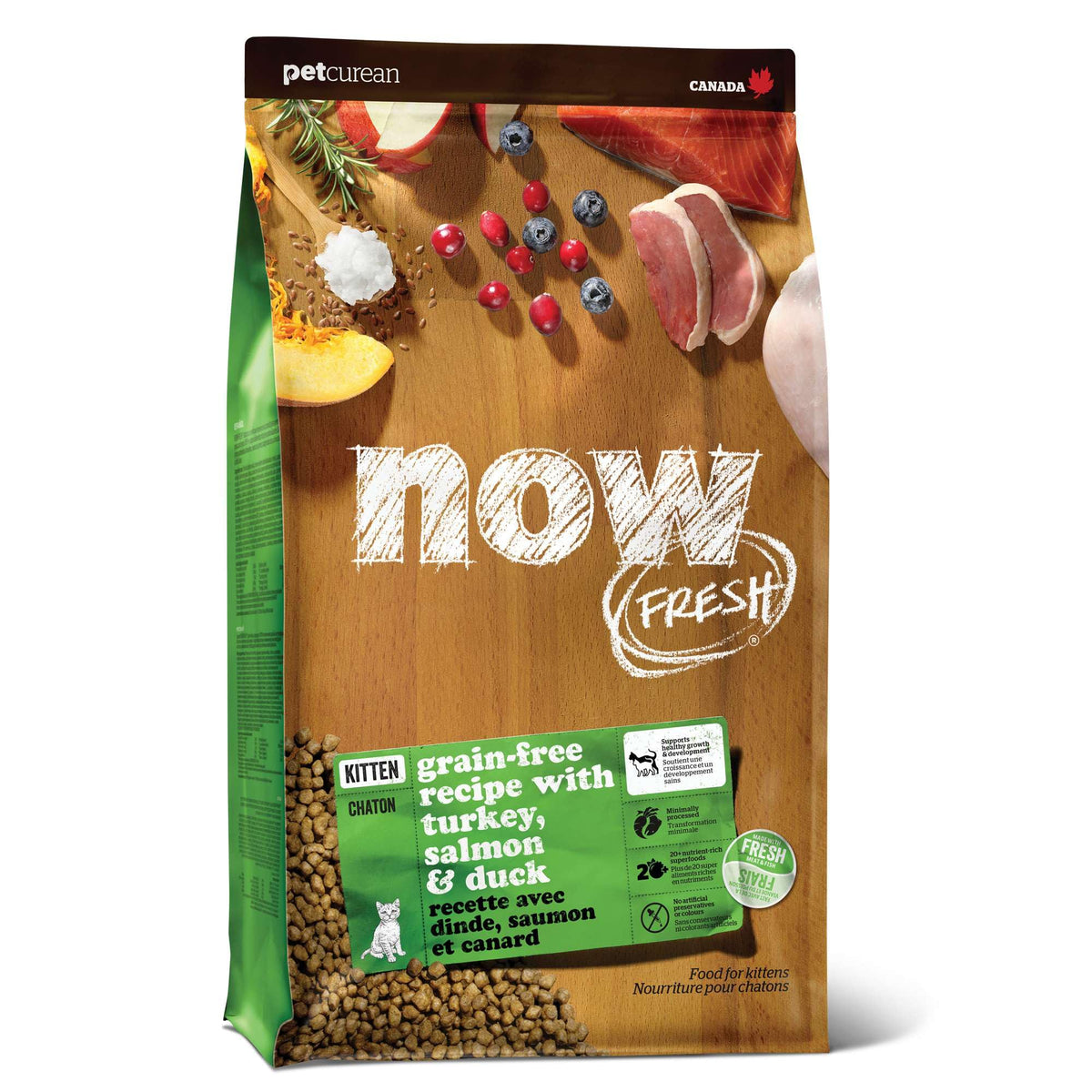 Grain-Free Turkey Salmon & Duck Dry Cat Food 3 lbs U709449