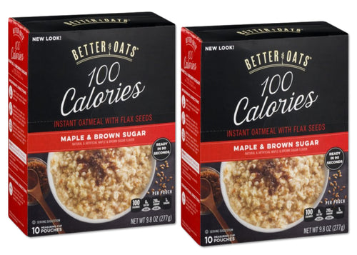 100 Calorie Instant Oatmeal Bundle with Flax Seed Y5816
