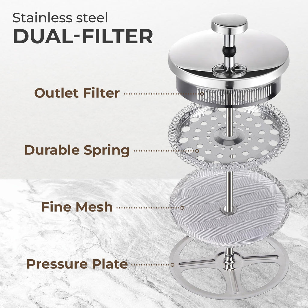 Glass French Press Coffee Maker 27oz L874