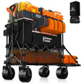 Foldable Double Decker Wagon, 560lbs, Black Z1646