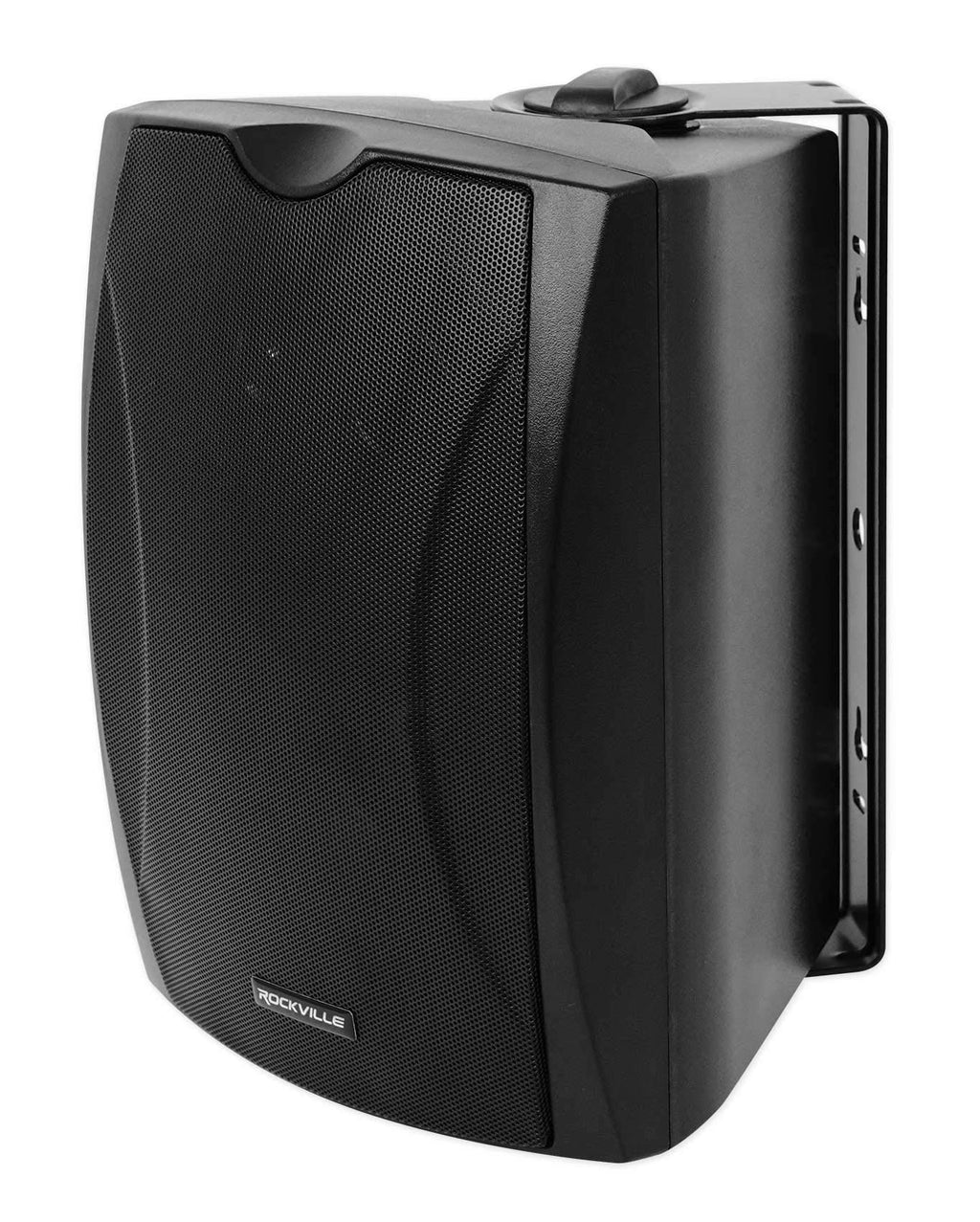Black Indoor/Outdoor Wall Speaker, 2-Pack E607