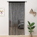 Beaded Curtains 39"x79" Black Q277318