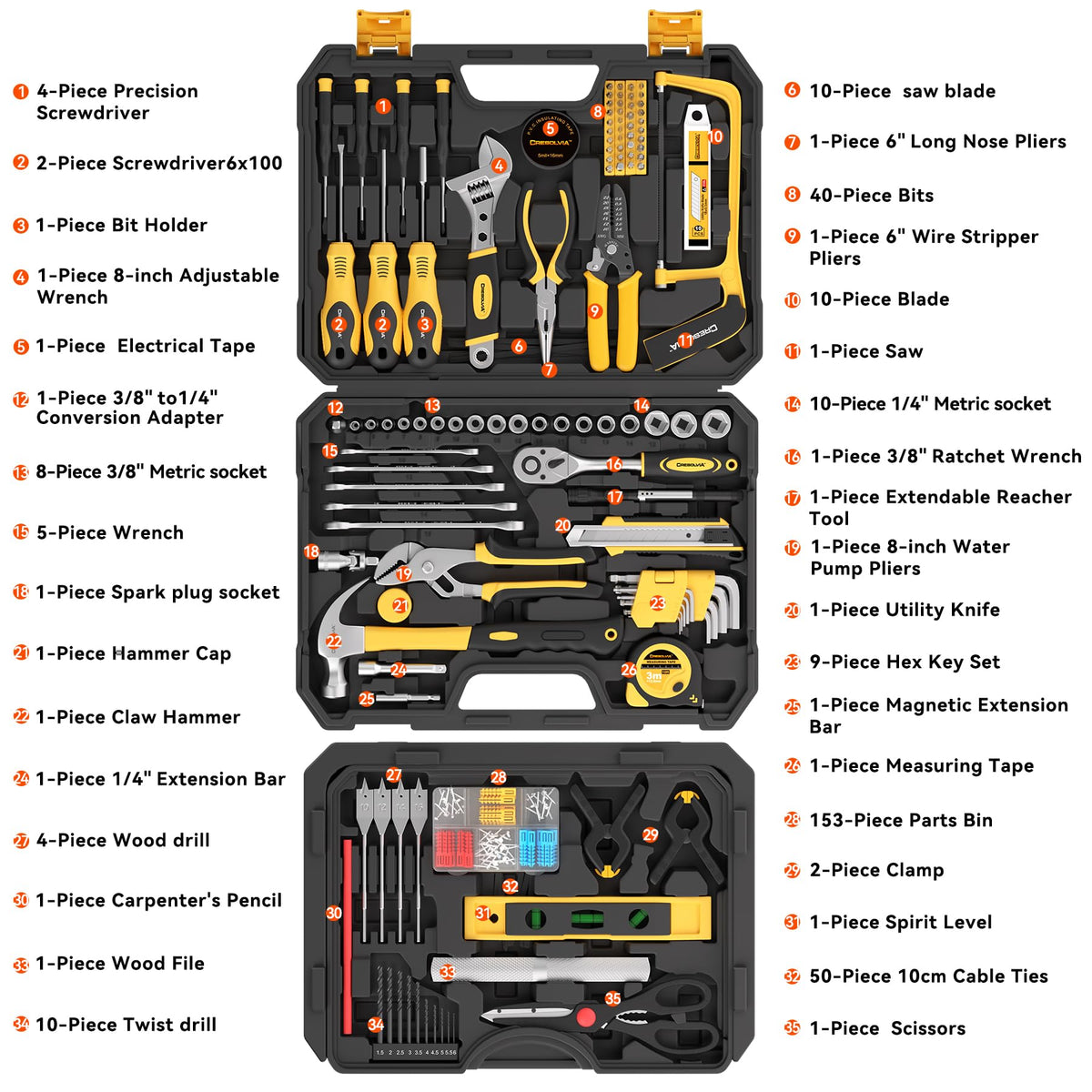 339 Piece Tool Set D165