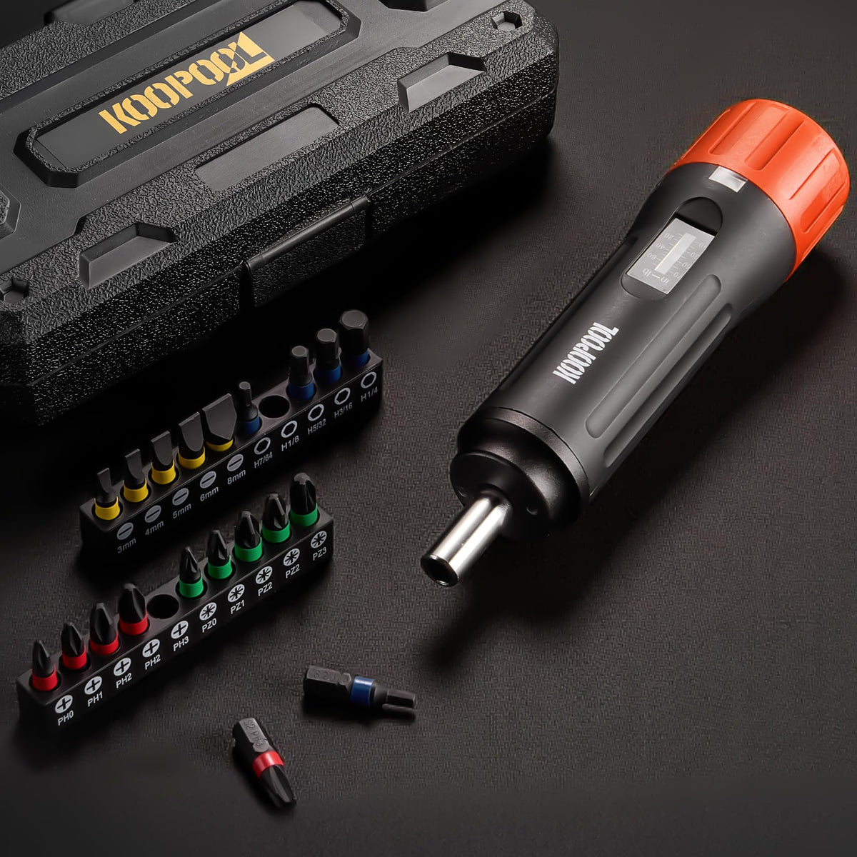 46Pcs Torque Screwdriver Set 1/4" 10-70 in-lb T2299