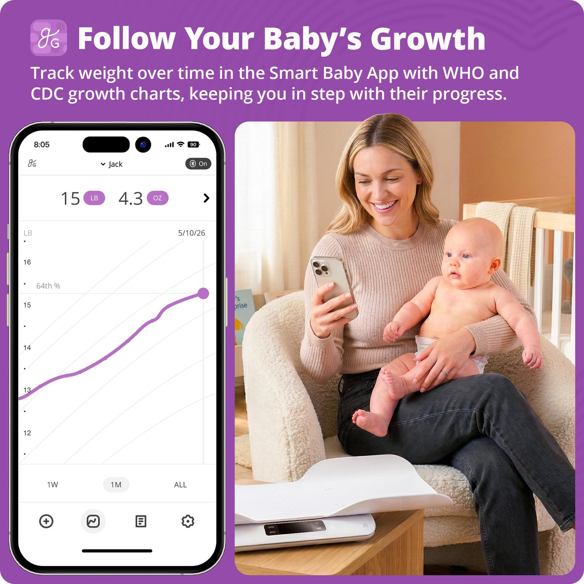 Smart Baby Scale P7728