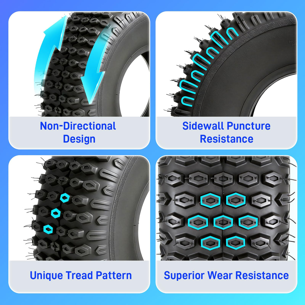 Set of 2 20x7-8 All-Terrain Tires S99498