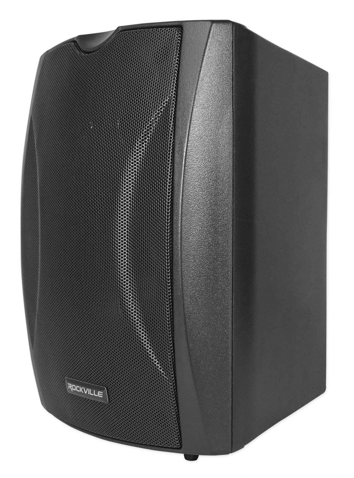 Black Indoor/Outdoor Wall Speaker, 2-Pack E607