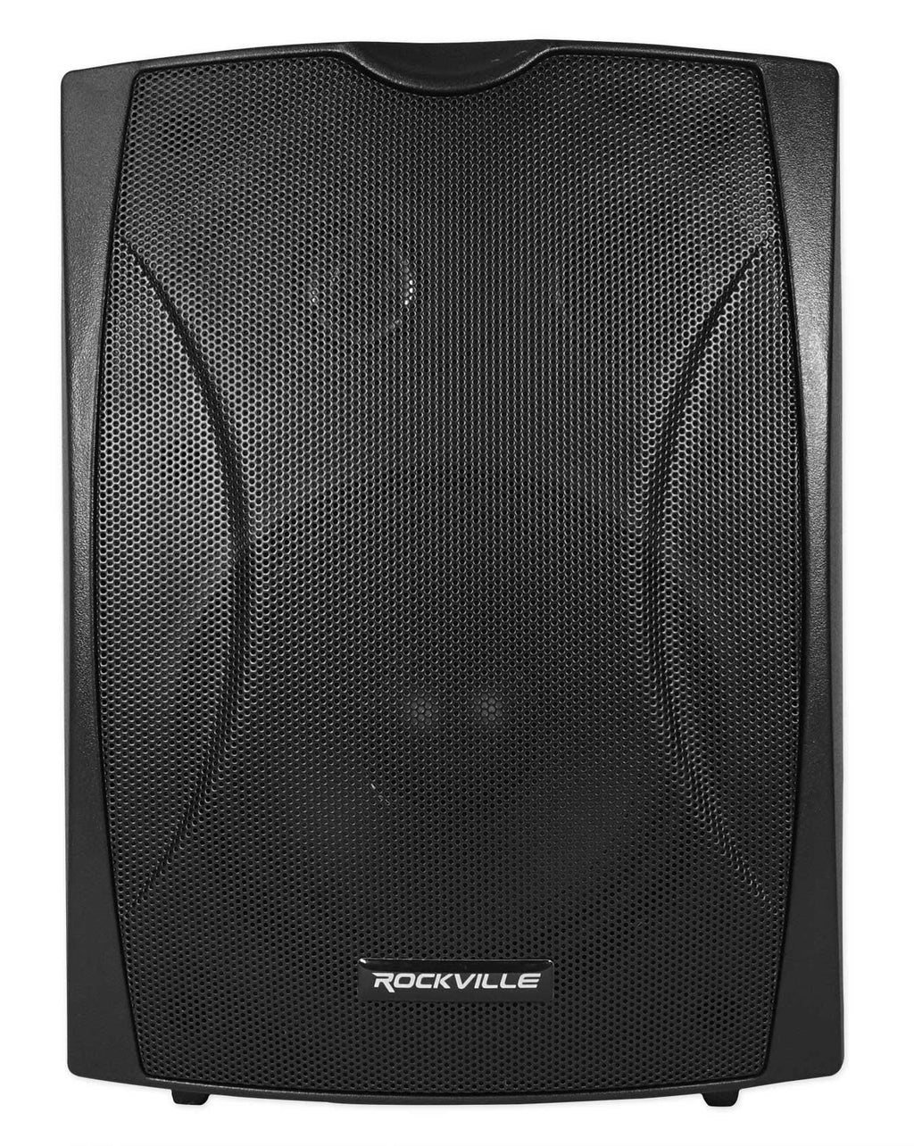 Black Indoor/Outdoor Wall Speaker, 2-Pack E607