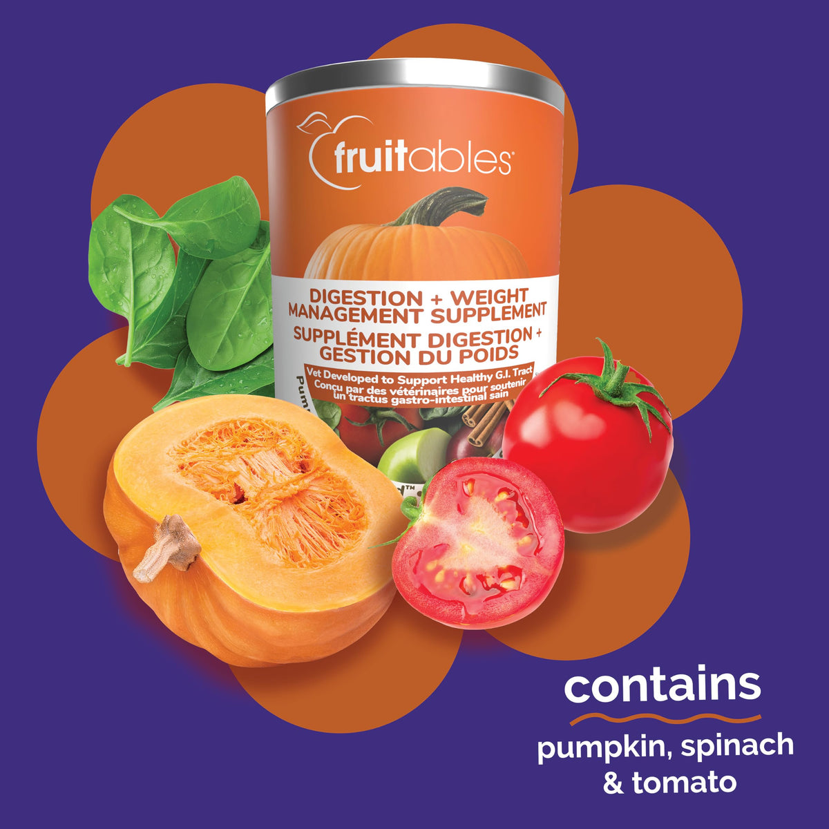 Pumpkin Digestive Supplement for Dogs 15oz W477