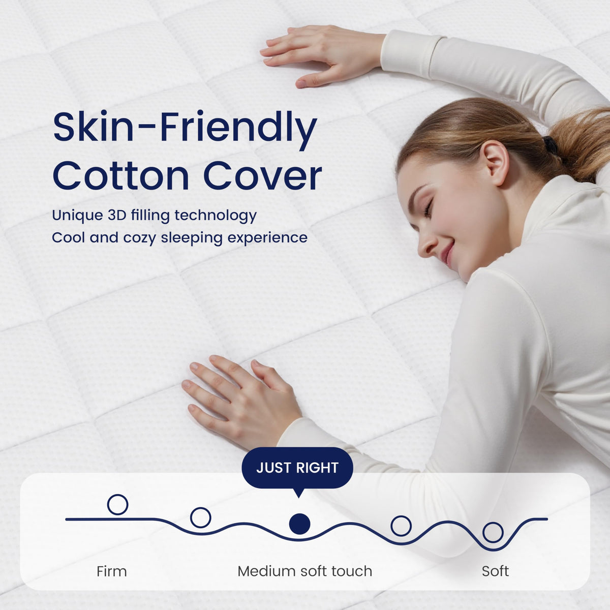 8 inch Hybrid Memory Foam Full Mattress A959130