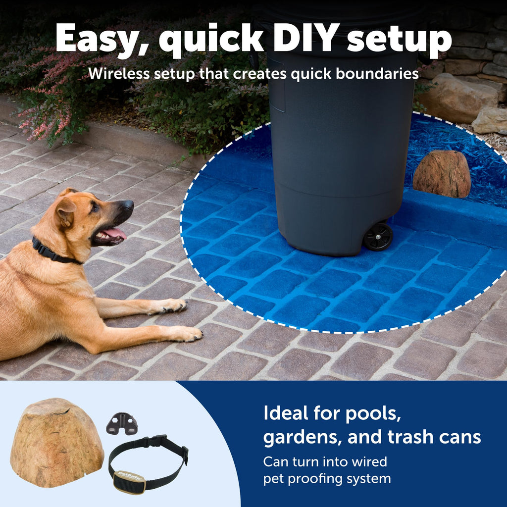 Wireless Outdoor Pet Barrier with Receiver Collar I57681