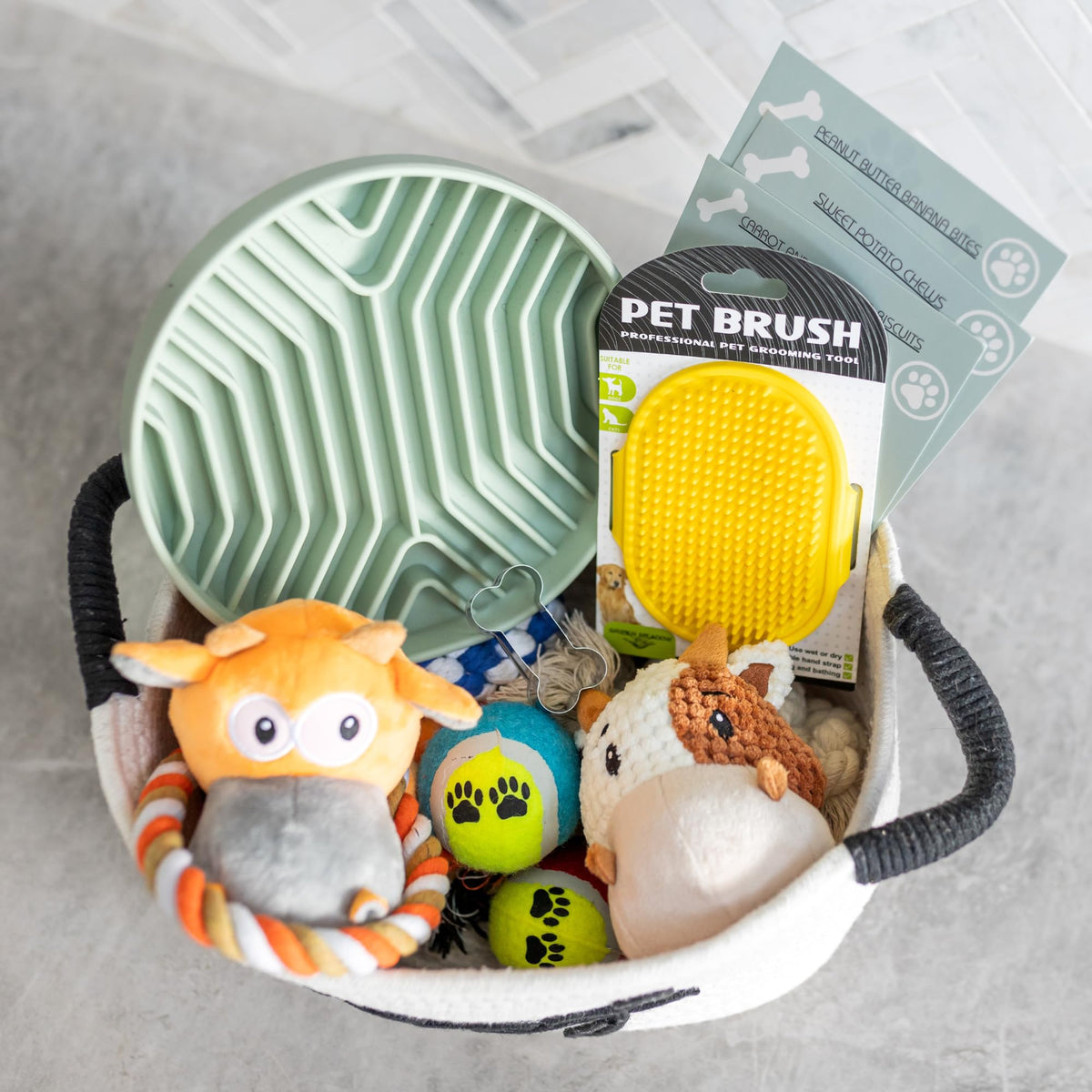 Puppy Gift Basket J7071
