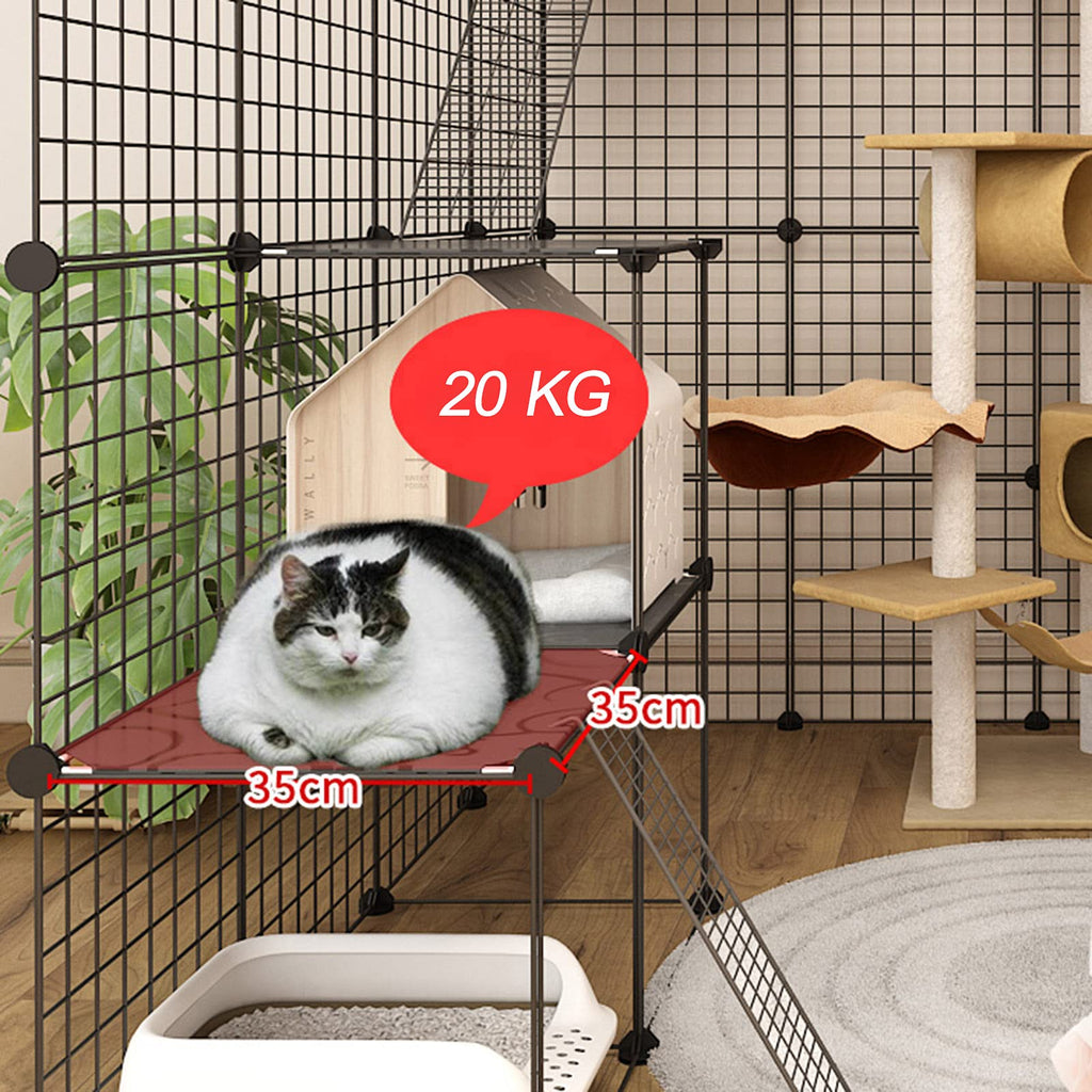 Metal Wire Small Animal Cage 147 * 147 * 146cm K425