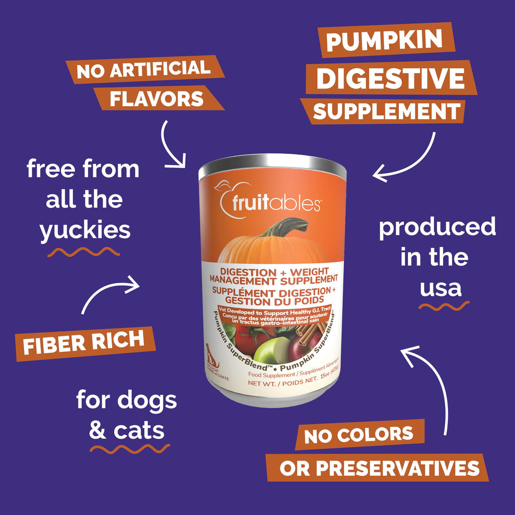 Pumpkin Digestive Supplement for Dogs 15oz W477