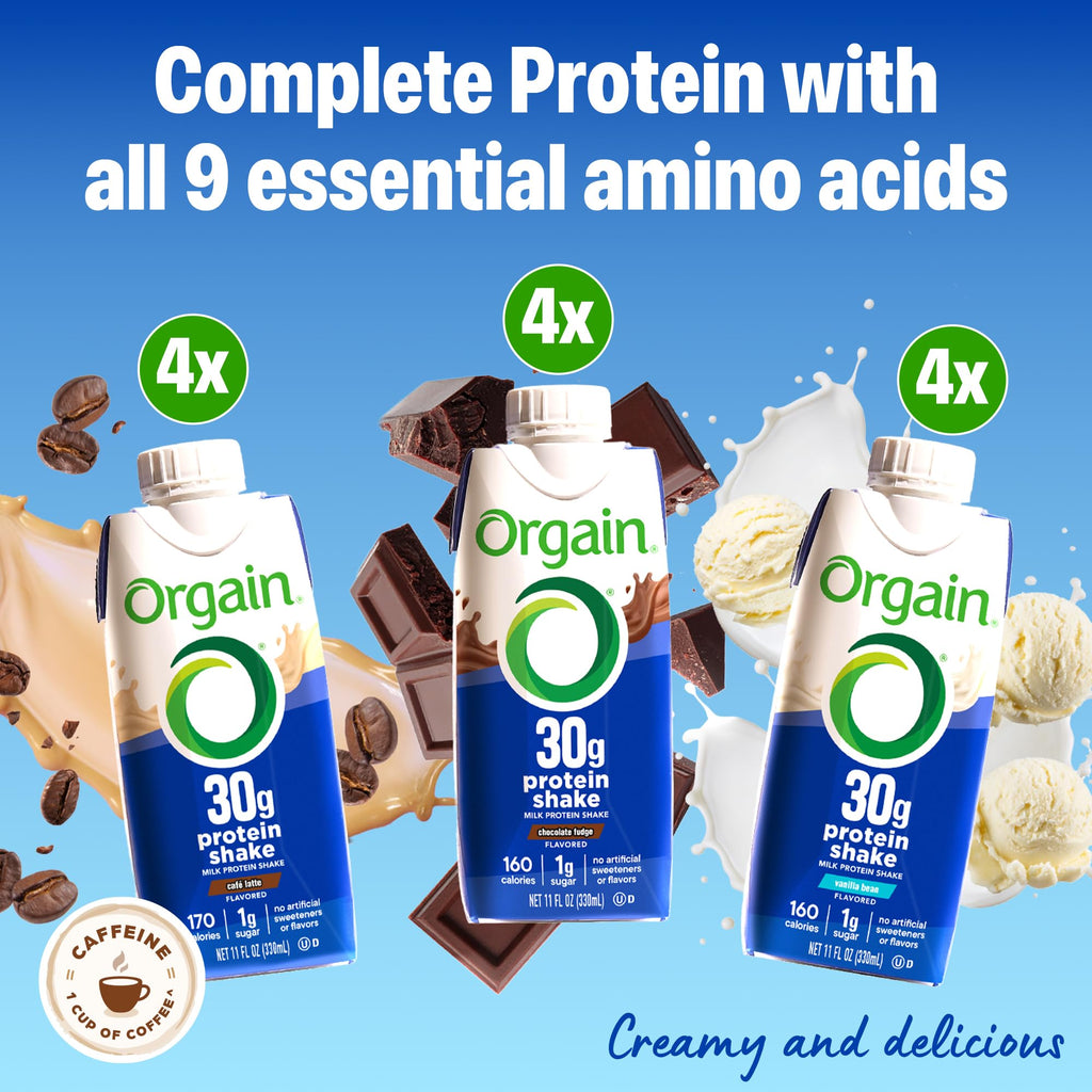 30g High Protein Dairy Shake, 5g BCAAs, 11 oz, 12pk G4227
