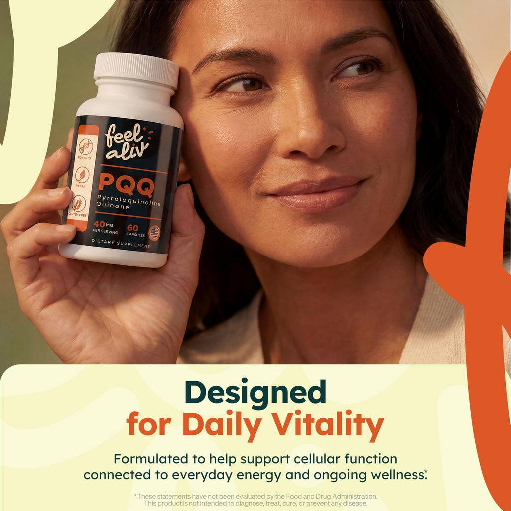 PQQ Supplement 40mg Vegan 60 Capsules B764