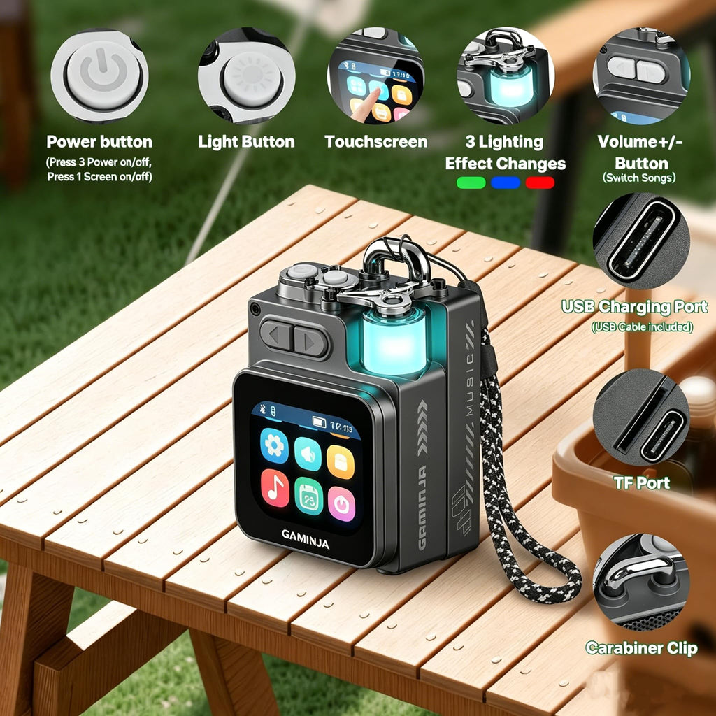 Portable Wireless Bluetooth Speaker with Alarm Clock X3174