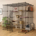 Metal Wire Small Animal Cage 147 * 147 * 146cm K425