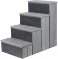 4-Step Velour Pet Stairs M100