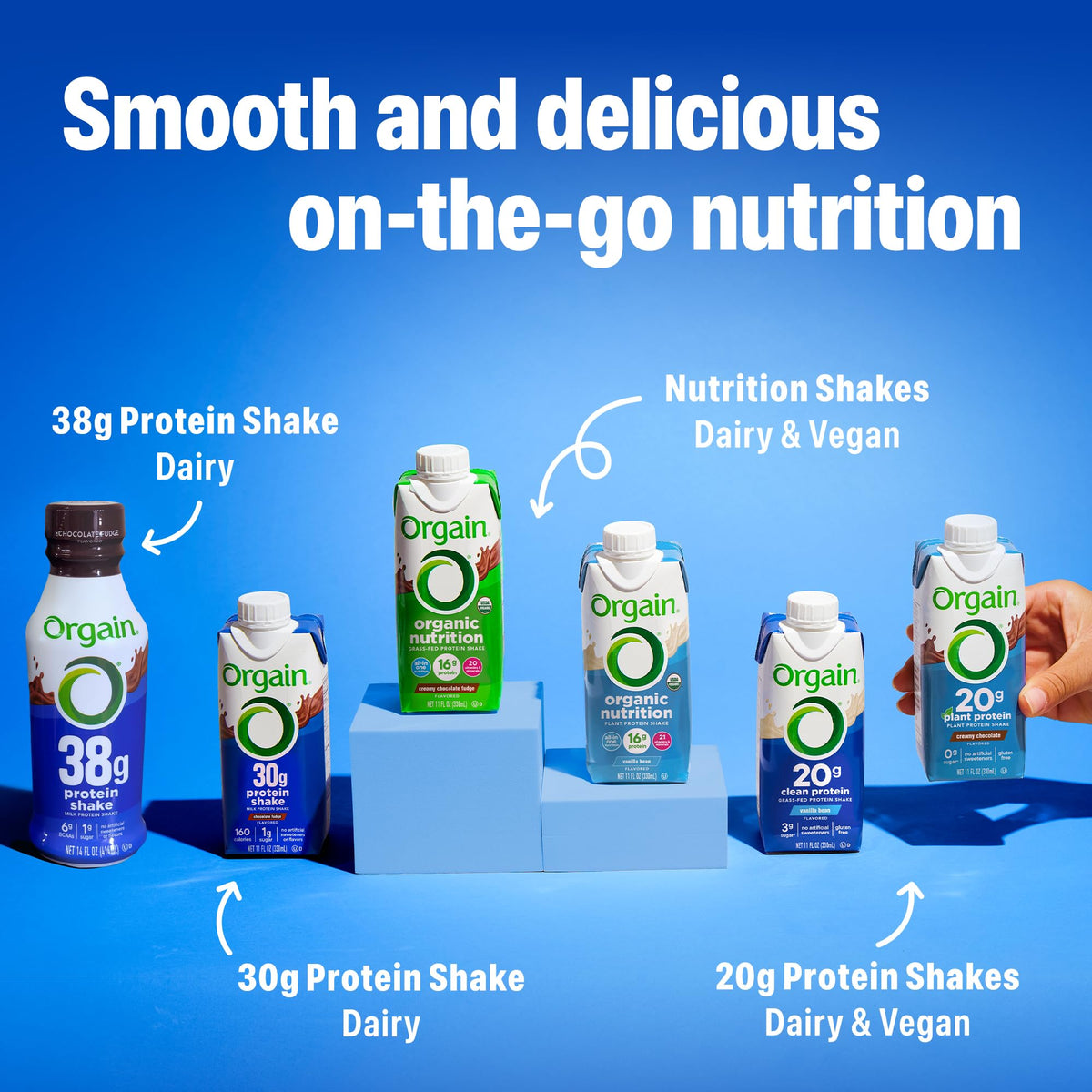 30g High Protein Dairy Shake, 5g BCAAs, 11 oz, 12pk G4227