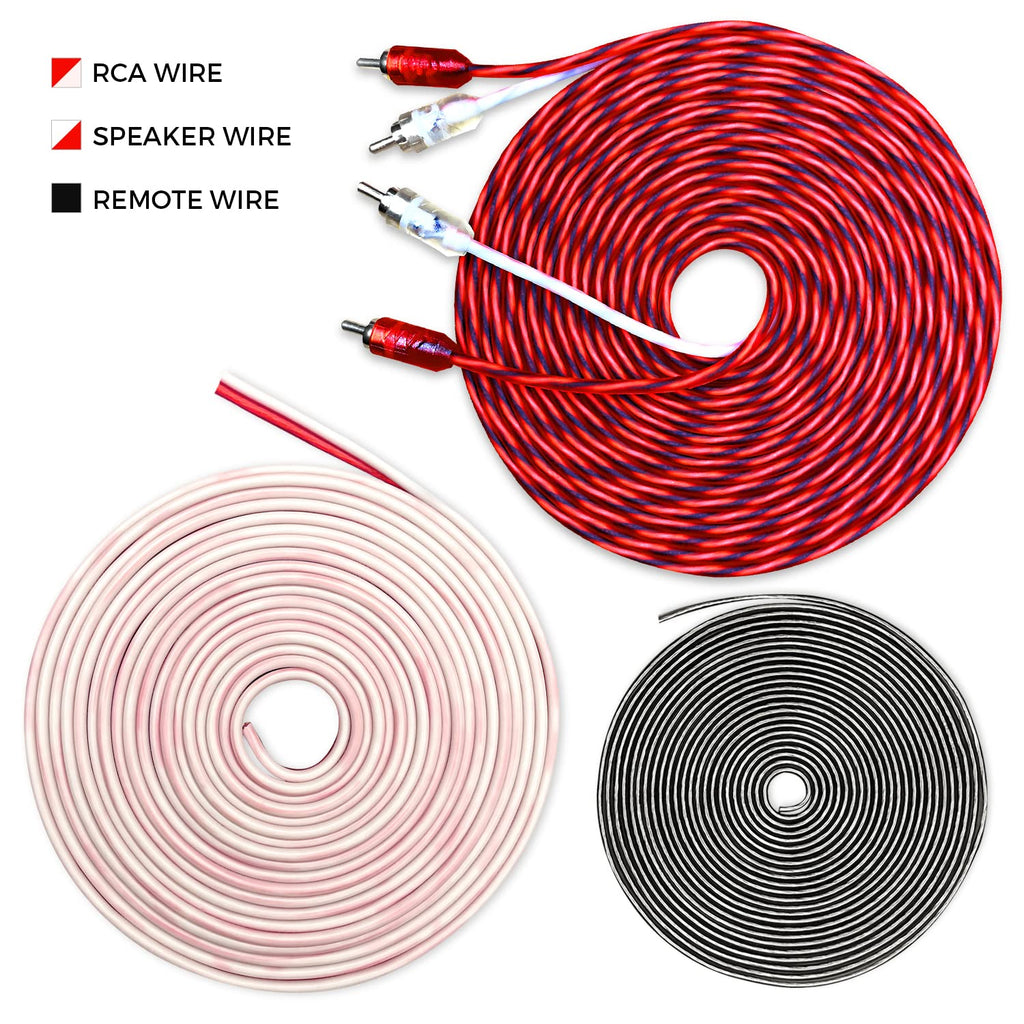 4 Gauge CCA Amp Wiring Install Kit B6540