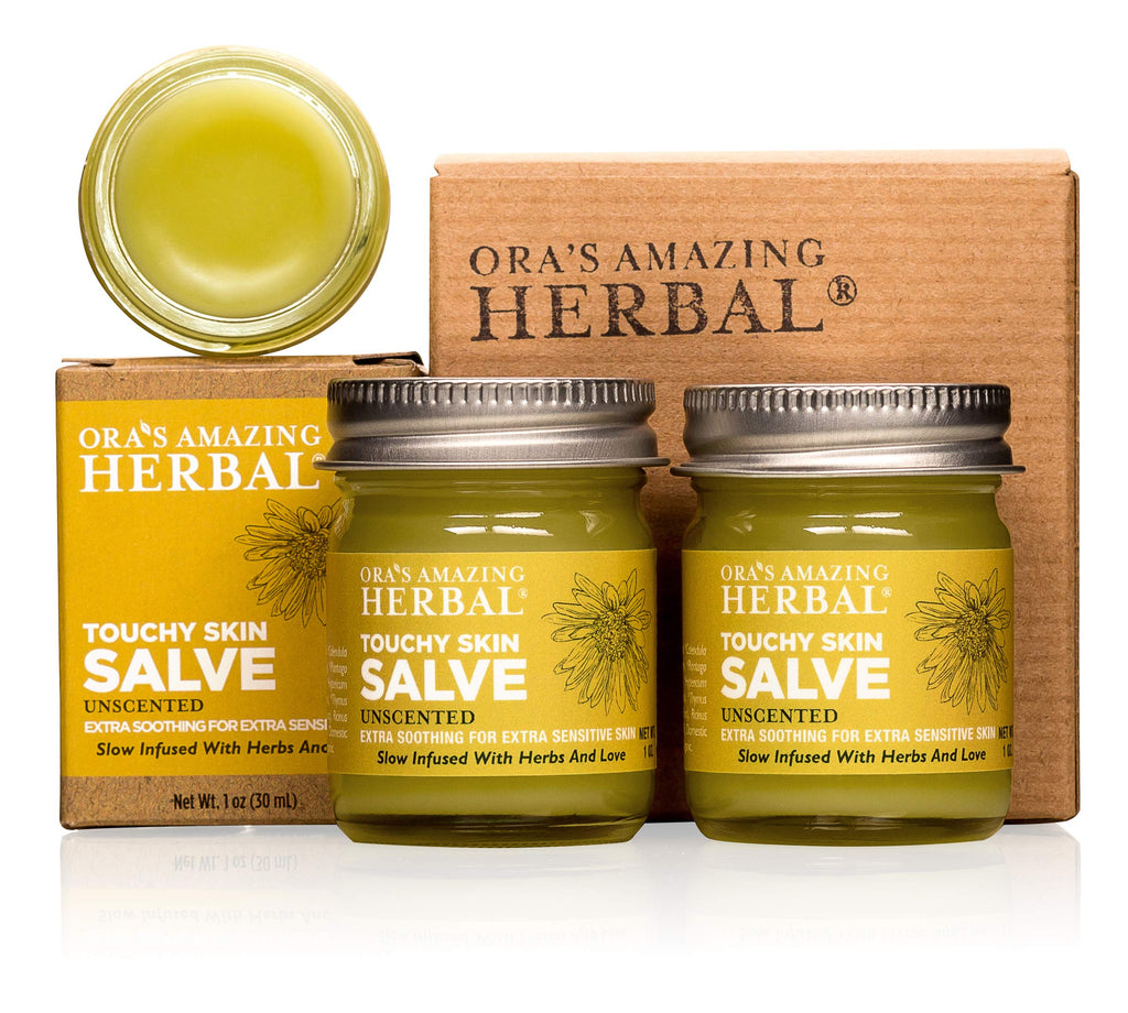 Natural Moisturizing Unscented Calendula Skin Salve, 1 oz 2 Pack V56858